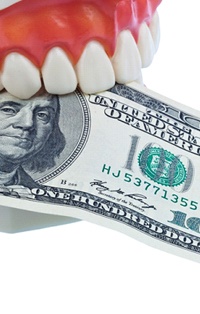 Dental mold biting money